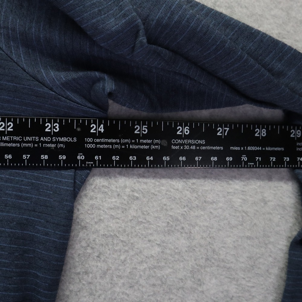 Travis Mathew 1/4 Zip Pullover Mens Large Active Golf Mock Neck Blue Long Sleeve - Picture 8 of 13